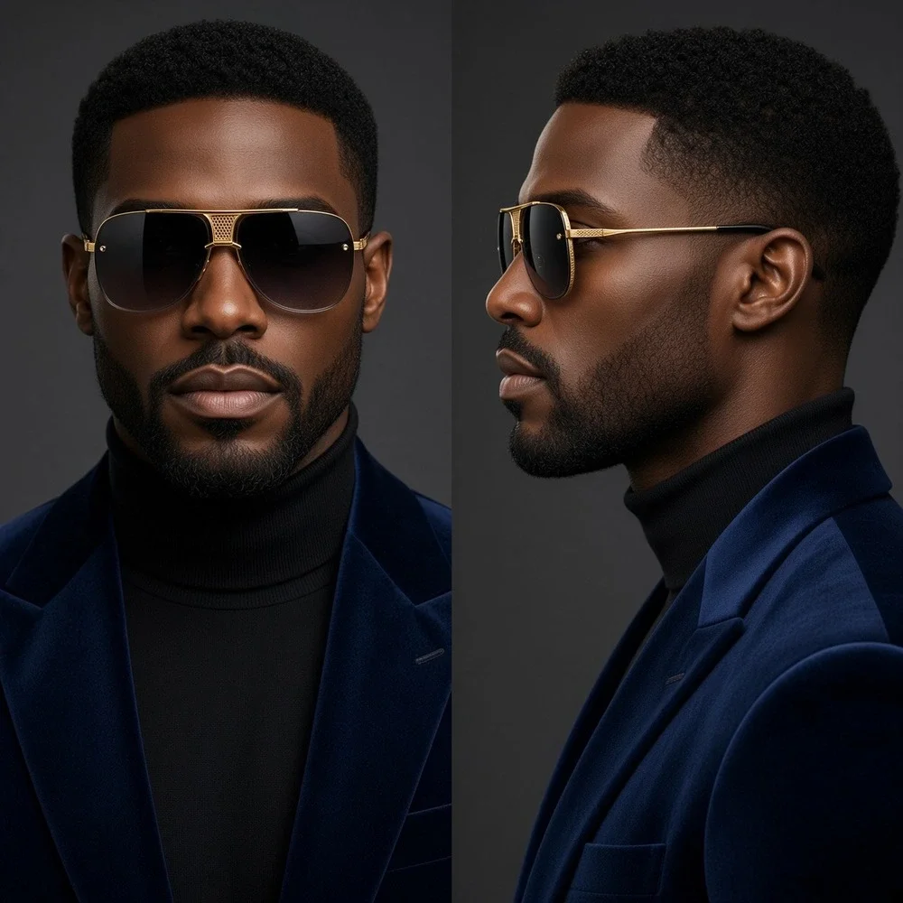 Luxury Hip Hop Retro Designer Style Sunglasses For Men Steampunk Summer Travel